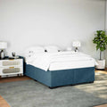 Bettgestell Blau 140x200 cm Samt