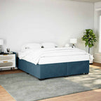 Bettgestell Blau 200x200 cm Samt