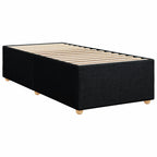 Bettgestell ohne Matratze Schwarz 100x200 cm Stoff