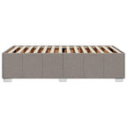 Bettgestell ohne Matratze Taupe 80x200 cm Stoff