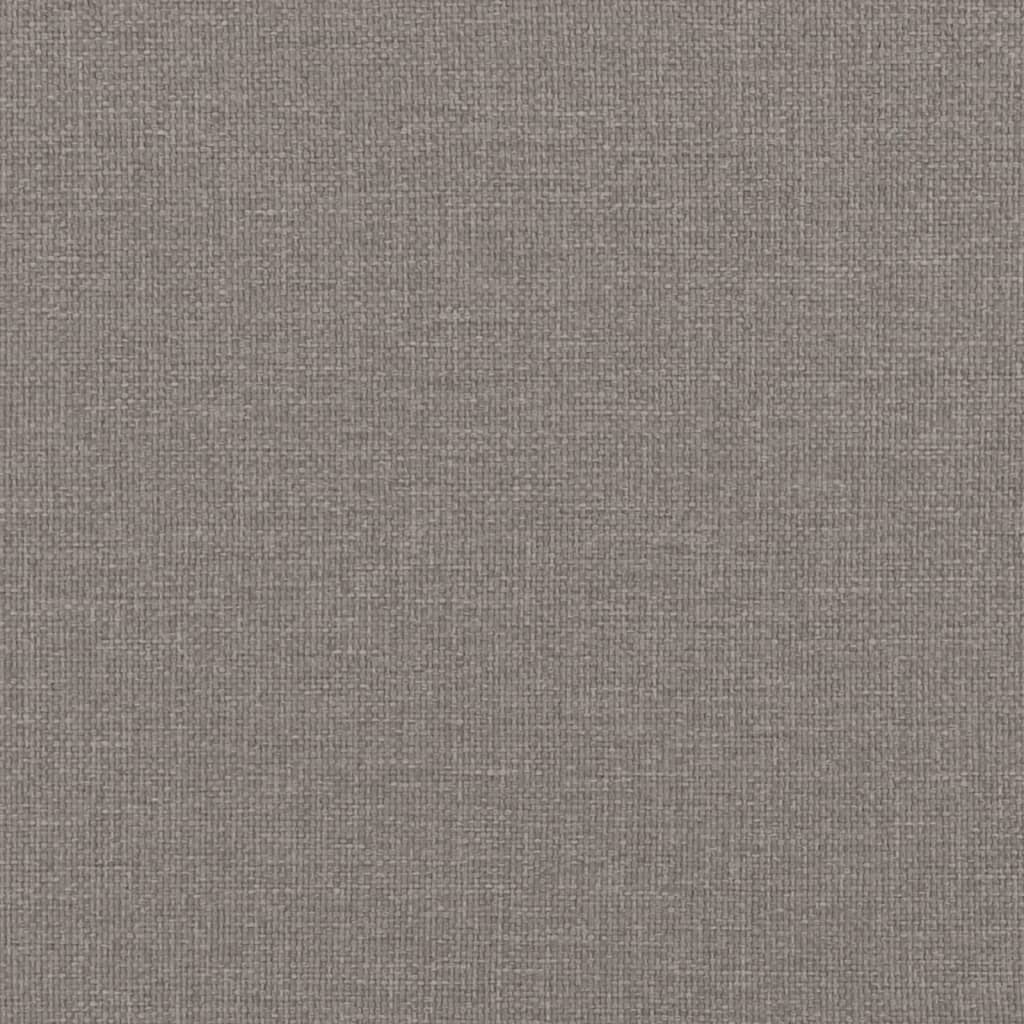 Bettgestell ohne Matratze Taupe 80x200 cm Stoff