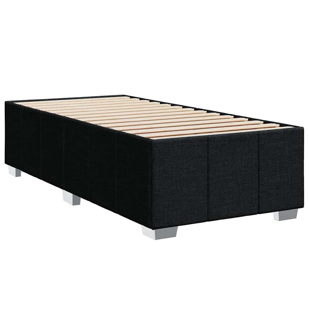 Bettgestell ohne Matratze Schwarz 100x200 cm Stoff