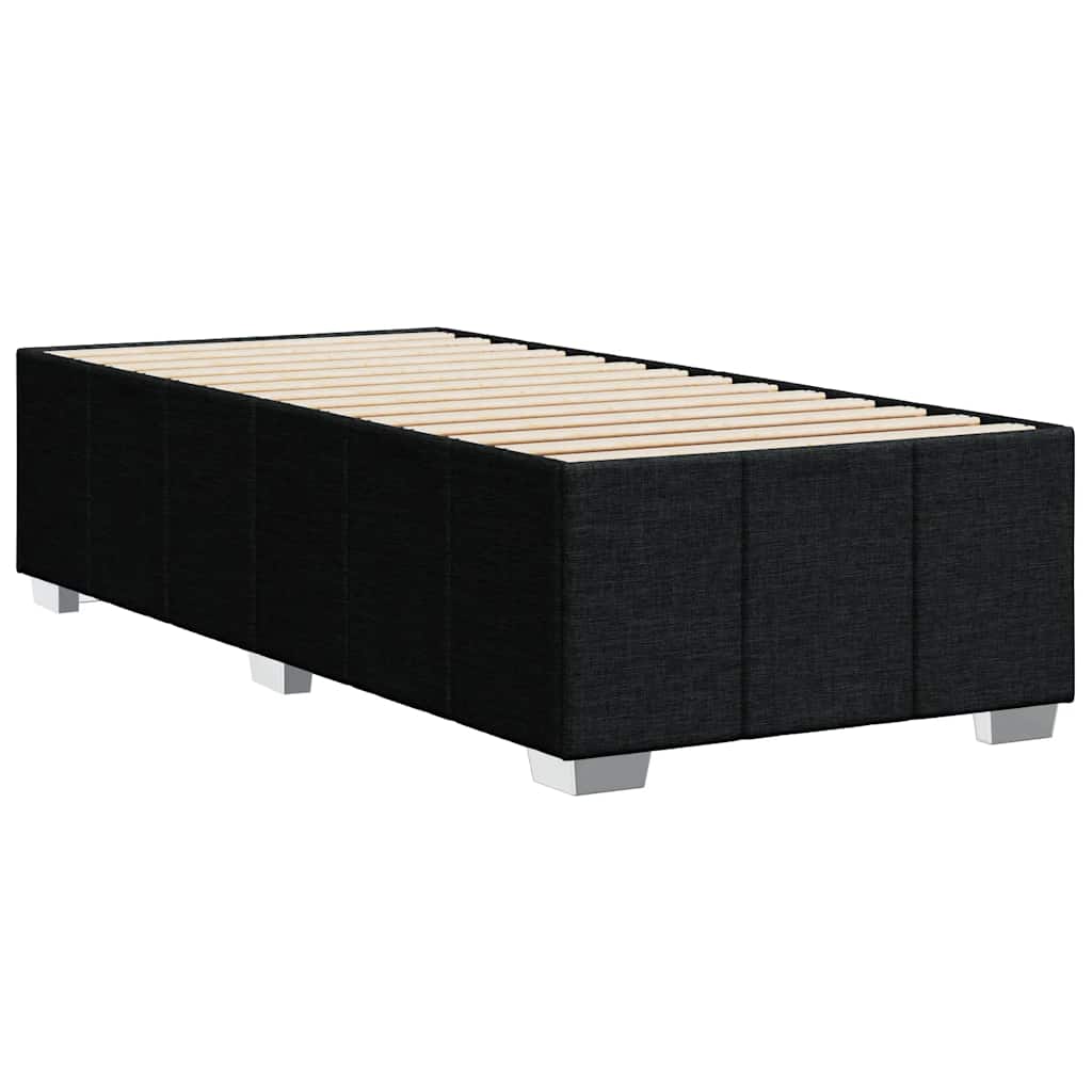 Bettgestell ohne Matratze Schwarz 100x200 cm Stoff
