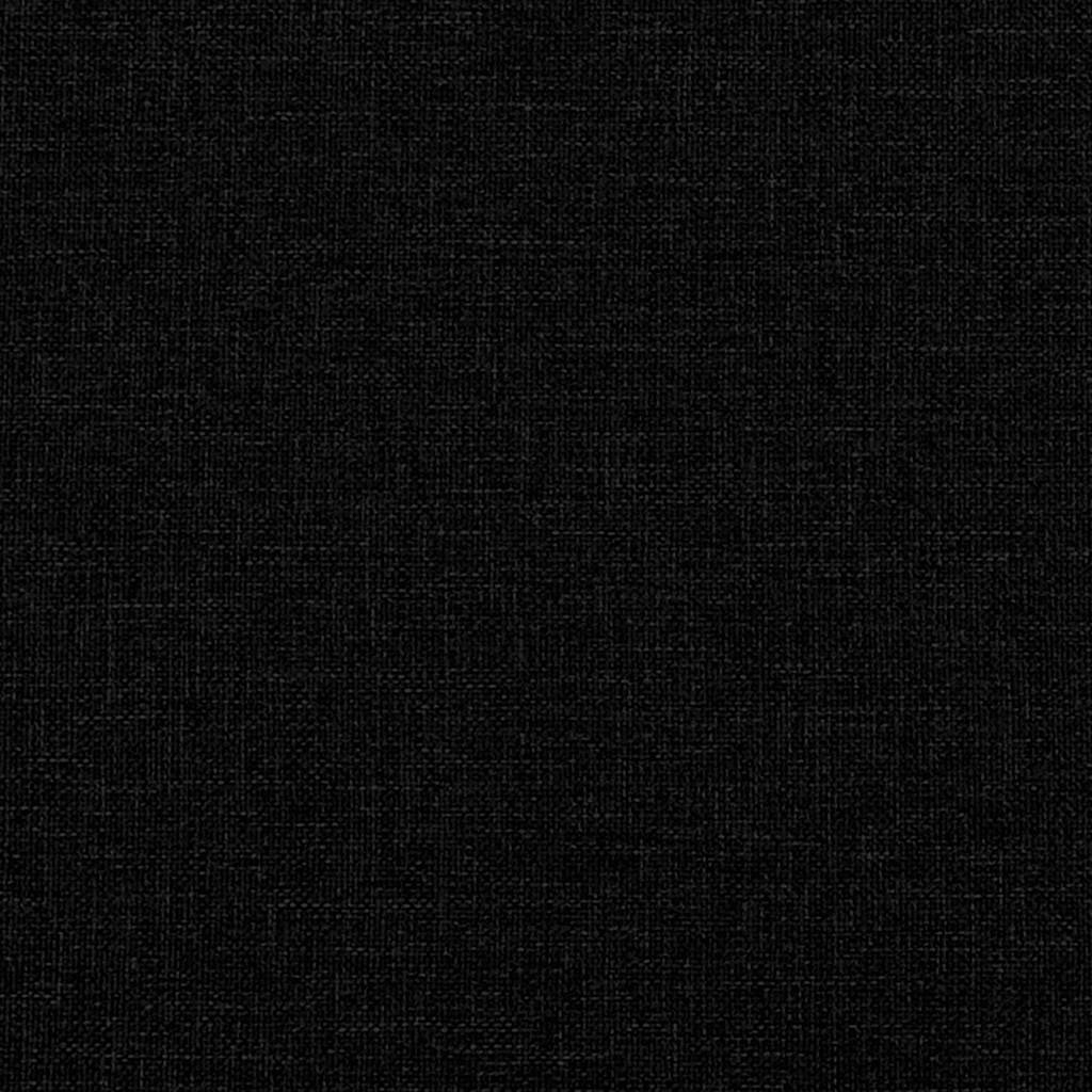 Bettgestell ohne Matratze Schwarz 100x200 cm Stoff