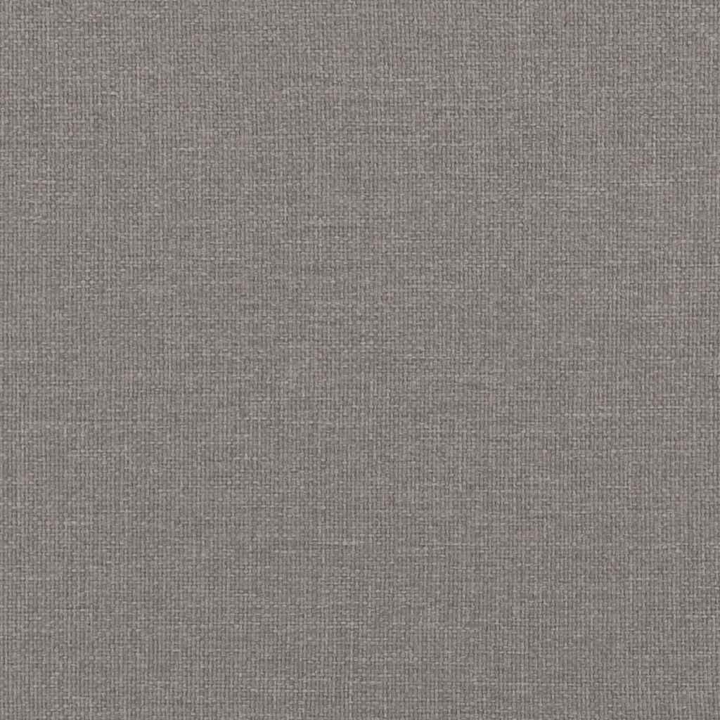 Bettgestell ohne Matratze Taupe 90x190 cm Stoff