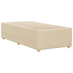 Bettgestell ohne Matratze Blau 90x190 cm Stoff