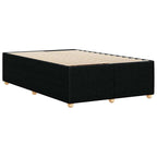 Bettgestell ohne Matratze Schwarz 120x190 cm Stoff