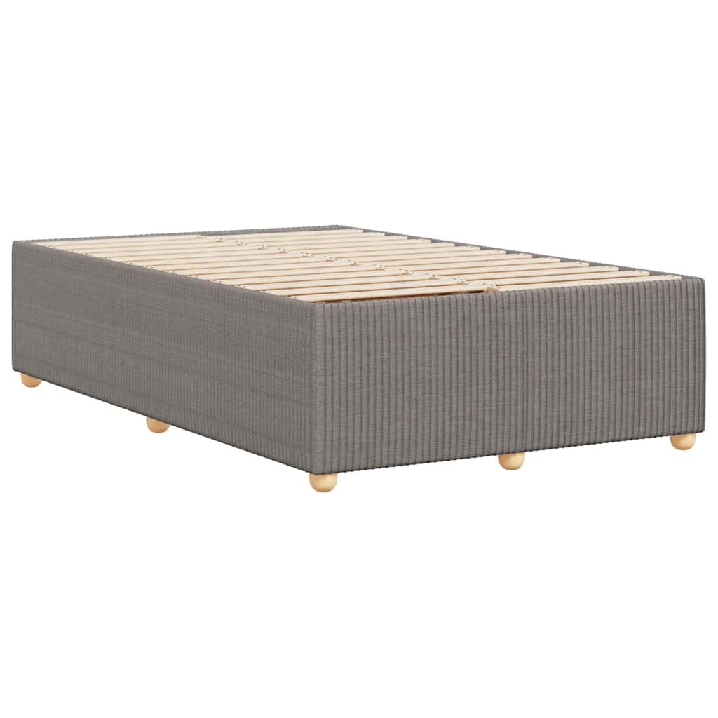 Bettgestell ohne Matratze Taupe 120x190 cm Stoff
