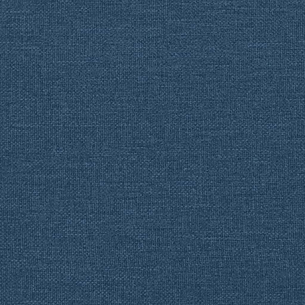 Bettgestell ohne Matratze Blau 120x190 cm Stoff