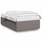 Bettgestell ohne Matratze Taupe 120x200 cm Stoff