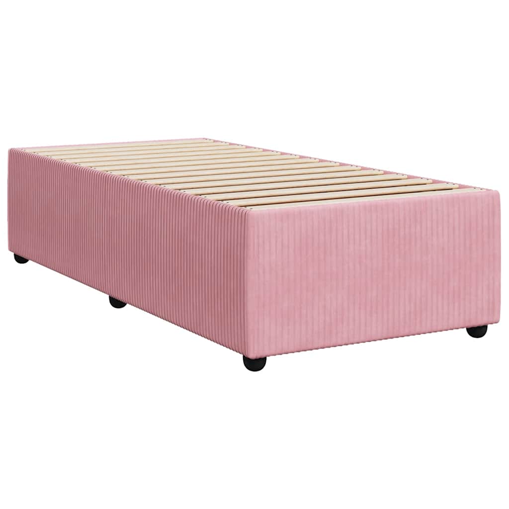 Bettgestell Rosa 90x190 cm Samt