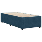 Bettgestell Blau 100x200 cm Samt