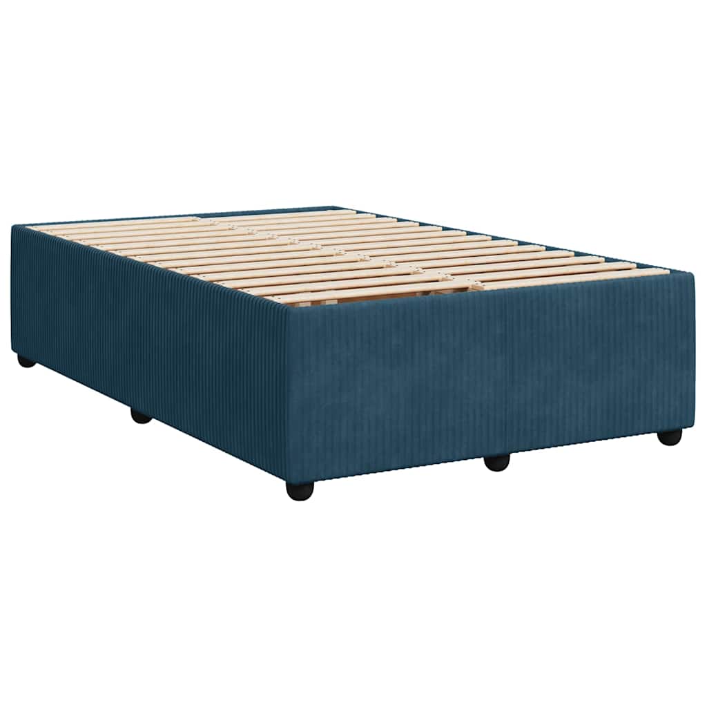 Bettgestell Blau 120x190 cm Samt