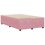 Bettgestell ohne Matratze Rosa 120x190 cm Samt