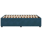 Bettgestell Blau 120x200 cm Samt