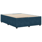 Bettgestell Blau 140x200 cm Samt