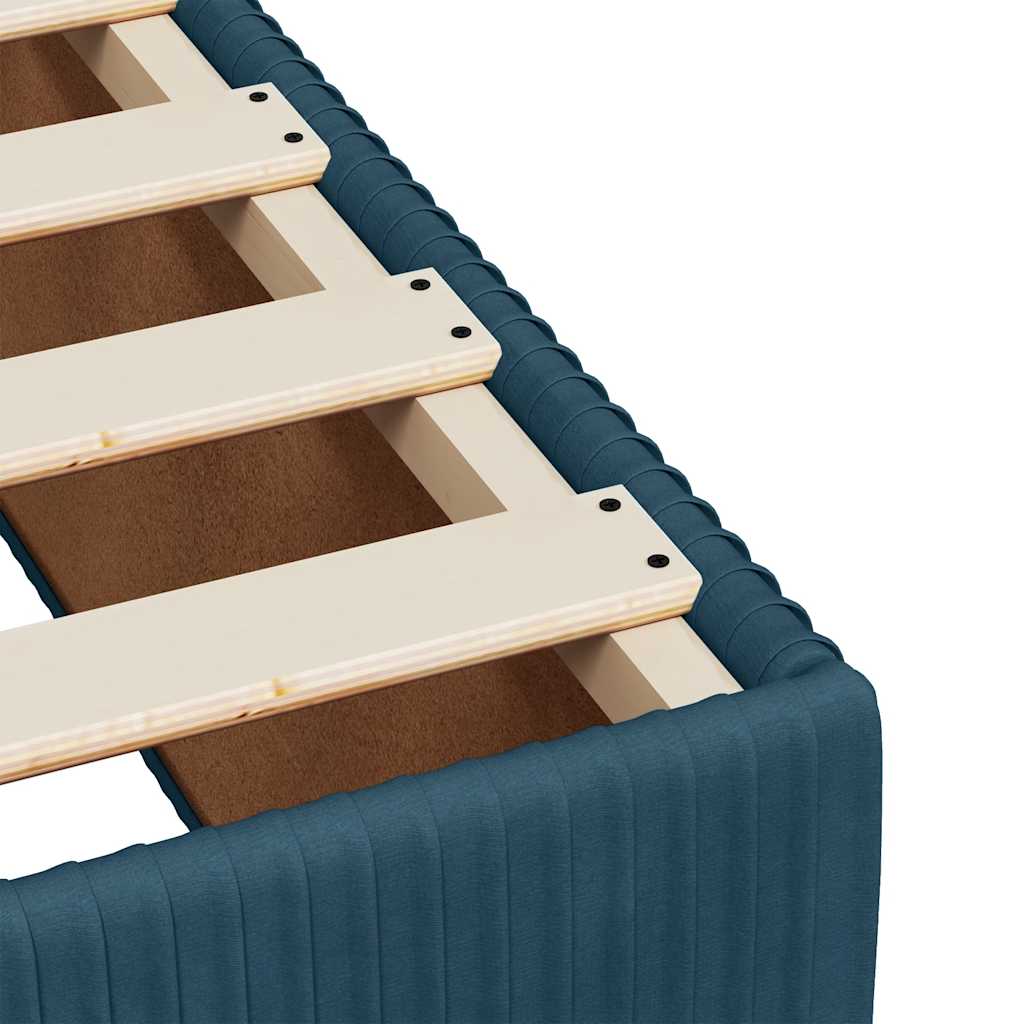 Bettgestell Blau 200x200 cm Samt