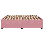 Bettgestell Rosa 200x200 cm Samt