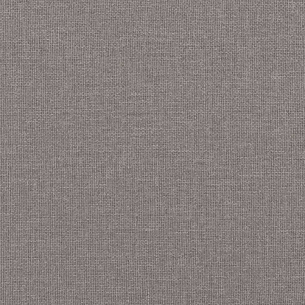 Boxspringbett mit Matratze Taupe 120x190 cm Stoff