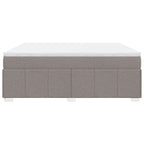 Boxspringbett mit Matratze Taupe 180x200 cm Stoff