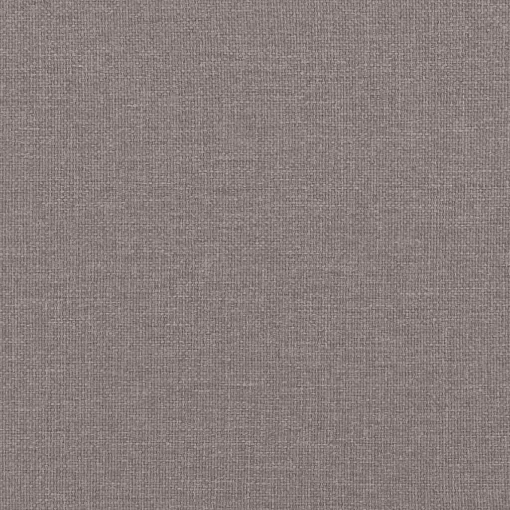 Boxspringbett mit Matratze Taupe 140x190 cm Stoff