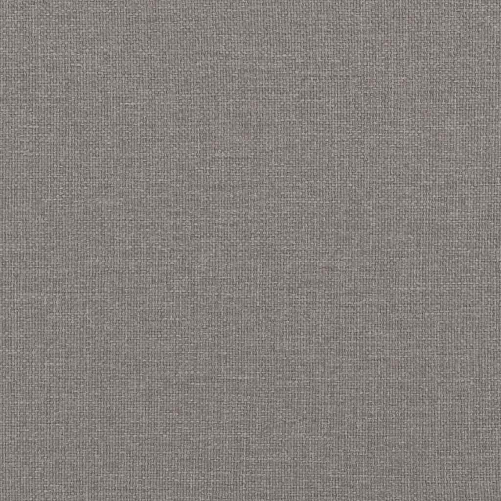 Boxspringbett mit Matratze Taupe 200x200 cm Stoff