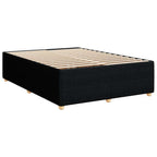 Boxspringbett mit Matratze Schwarz 140x200 cm Stoff