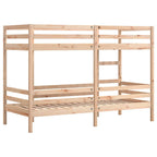 Etagenbett ohne Matratze 90x190 cm Massivholz Kiefer