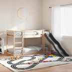 Etagenbett mit Rutsche und Leiter 90x190 cm Massivholz Kiefer