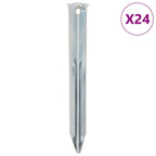 Zeltheringe 24 Stk. 17 cm Ø20 mm Verzinkter Stahl