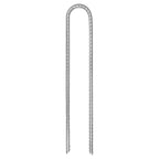 Zeltheringe 12 Stk. U-Form 30 cm Ø7 mm Verzinkter Stahl