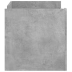 Couchtisch Betongrau 100x50x50 cm Holzwerkstoff