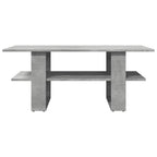 Couchtisch Betongrau 102x55x42 cm Holzwerkstoff