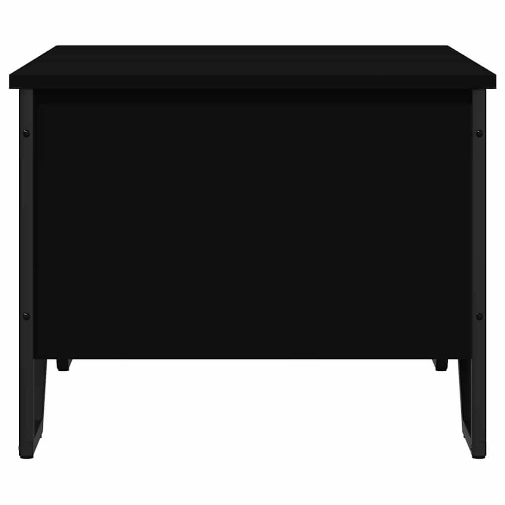 Couchtisch Schwarz 75x51x40 cm Holzwerkstoff