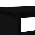 Couchtisch Schwarz 75x51x40 cm Holzwerkstoff