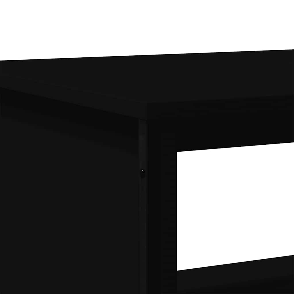 Couchtisch Schwarz 75x51x40 cm Holzwerkstoff