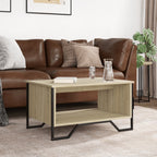 Couchtisch Sonoma-Eiche 75x51x40 cm Holzwerkstoff