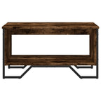 Couchtisch Räuchereiche 75x51x40 cm Holzwerkstoff