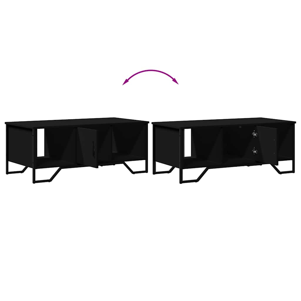 Couchtisch Schwarz 100x51x40 cm Holzwerkstoff