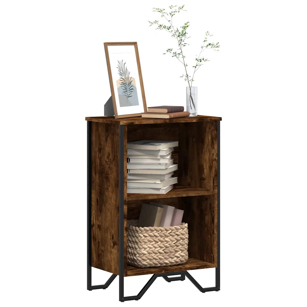 Bücherregal Räuchereiche 50x31x74,5 cm Holzwerkstoff