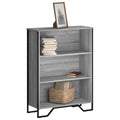 Bücherregal Grau Sonoma 80x31x106 cm Holzwerkstoff