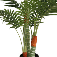 Palme Künstlich mit 3 Stämmen Grün 120 cm PP