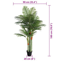 Palme Künstlich mit 3 Stämmen Grün 180 cm PP