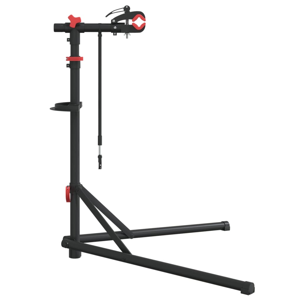 Fahrrad-Montageständer Klappbar Verstellbar 92-152 cm Rot Stahl