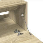 Waschbeckenunterschrank Sonoma-Eiche 40x37x59 cm Holzwerkstoff