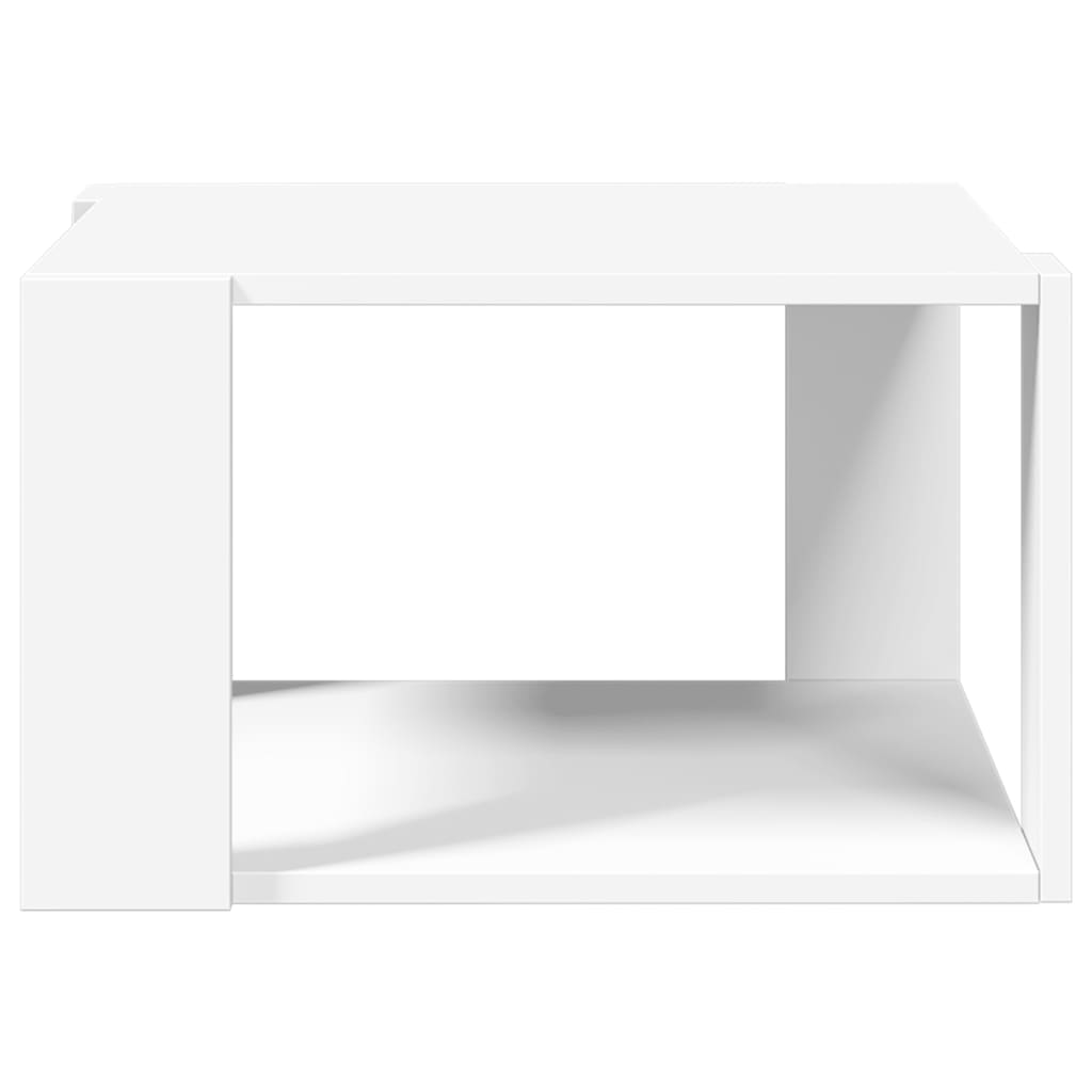Couchtisch Weiß 51,5 x 51,5 x 30 cm Holzwerkstoff