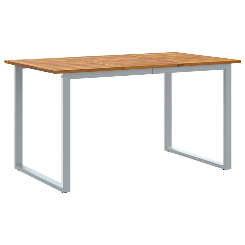 Garten Essgruppe 5 pcs Grau Massivholz Akazie