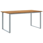 Garten Essgruppe 5 pcs Grau Massivholz Akazie