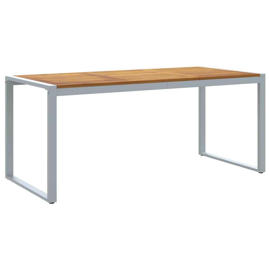 Garten Essgruppe 7 pcs Grau Massivholz Akazie