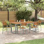 Gartenstuhl 6 pcs Braun 56 x 57 x 87 cm Massivholz Akazie